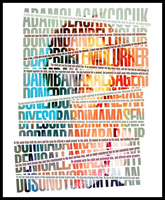 Diseño Gráfico - Retratos Tipográficos