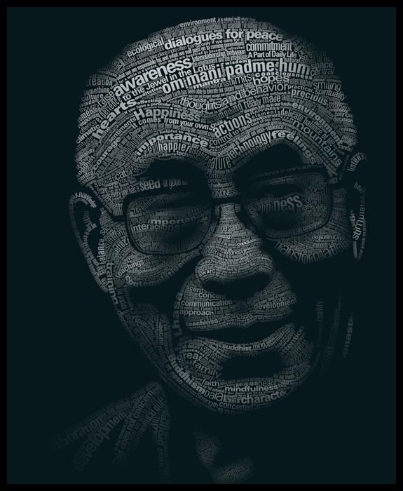 Diseño Gráfico - Retratos Tipográficos