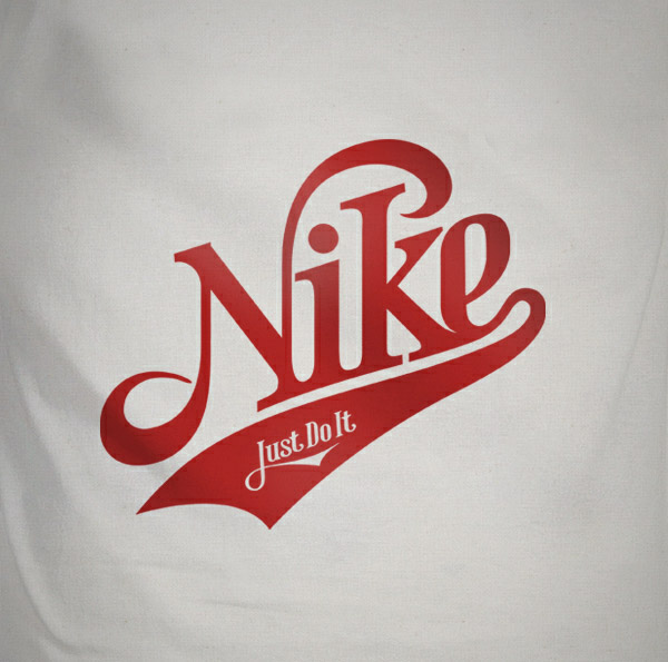Tipografia Nike por Mats Ottdal Tipografia Nike por Mats Ottdal